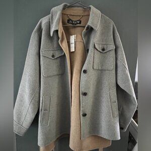 J.Crew women's wool-blend shirt jacket